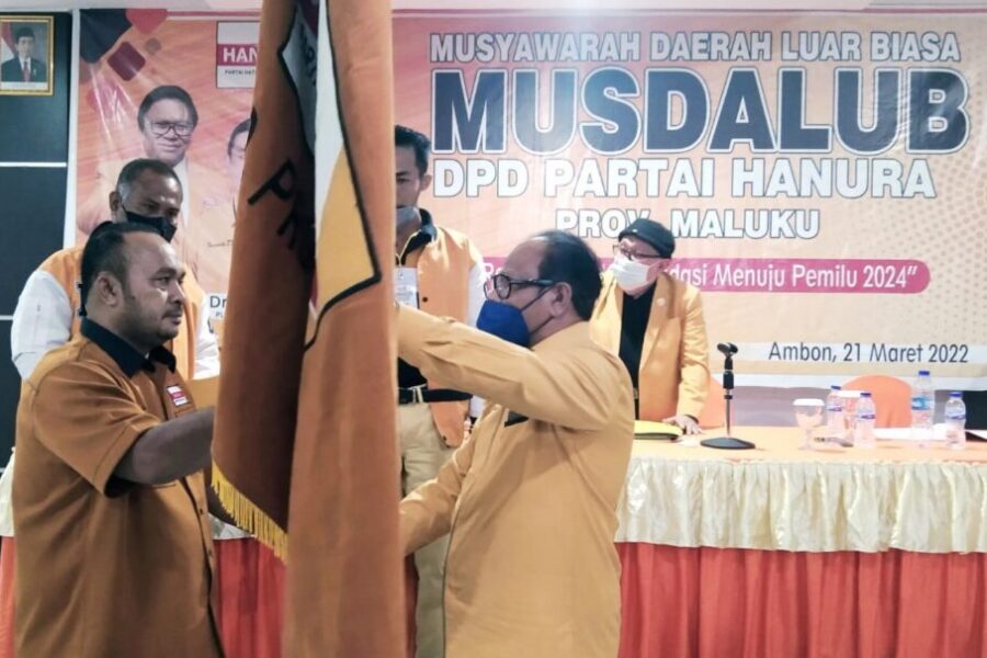 Ahmad Ohorela Terpilih Pimpinan Partai Hanura Maluku