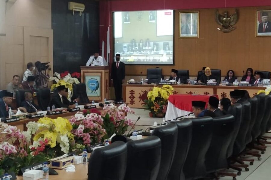 Rapat Paripurna Istimewa DPRD Kota Ambon Dalam Rangka Pidato Pejabat Walikota Ambon