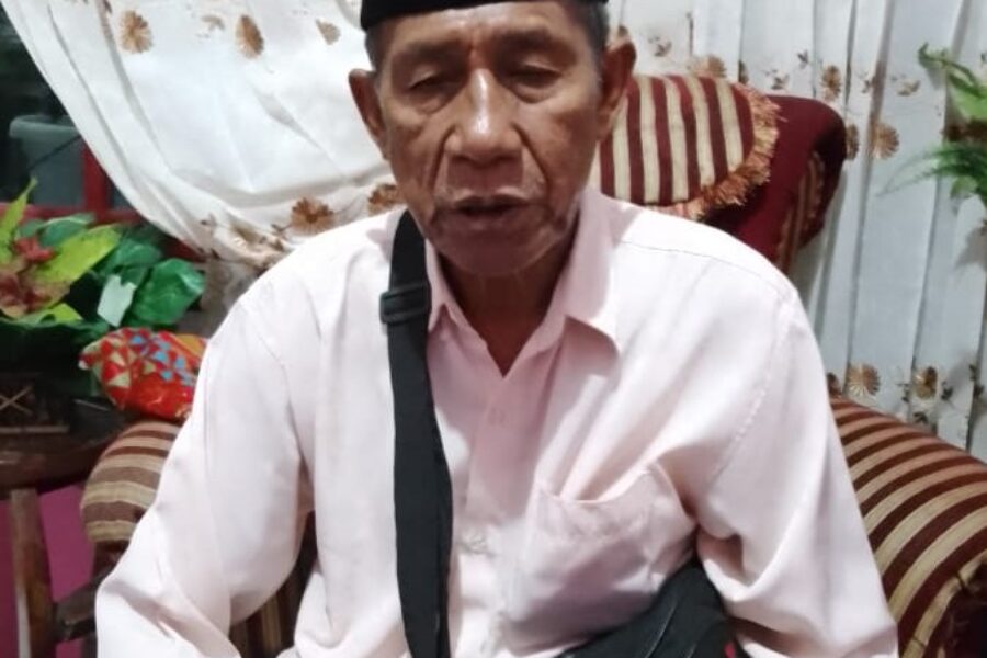 La Baudu Orang Tua Wa Rina Korban Penyaniayaan di Dusun Ulatu Desa Luhu Kabupaten Seram Bagian Barat