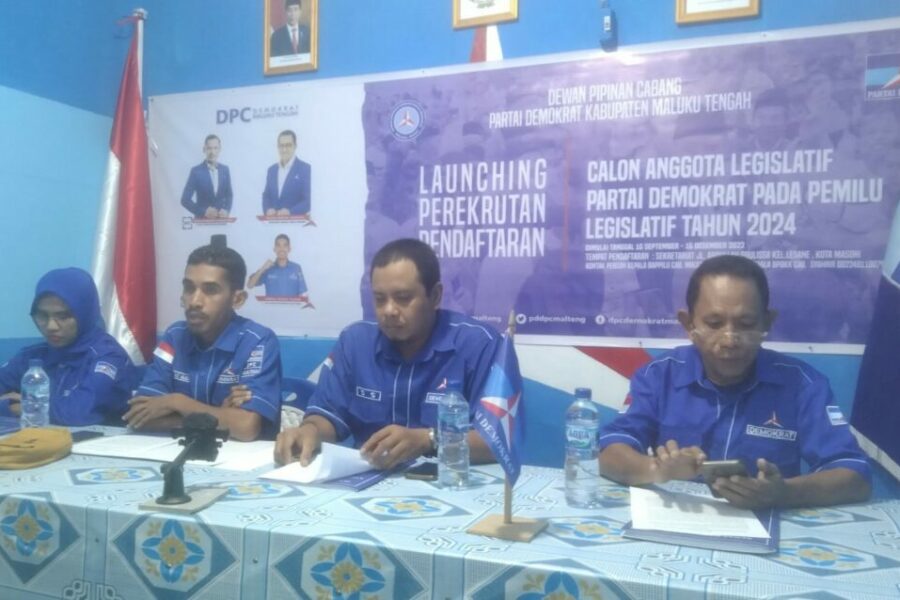 Partai Demokrat Lakukan Konfrensi Pers Terkait Launching Pendaftaran Caleg 2024