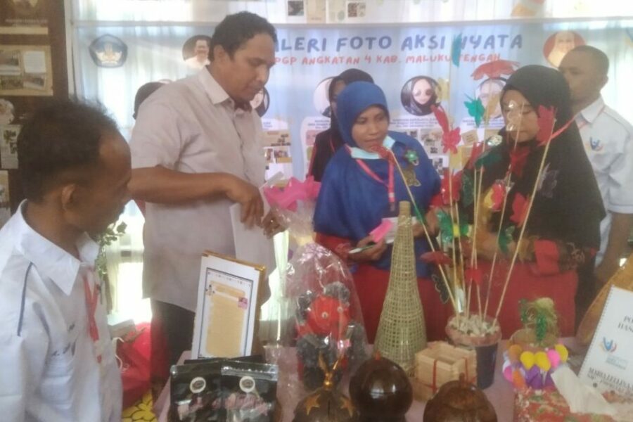 Kadis Pendidikan dan Kebudayaan Maluku Tengah Teddy Salampessy., Membuka Kegiatan Lokakarya Tujuh PGP Di Malteng