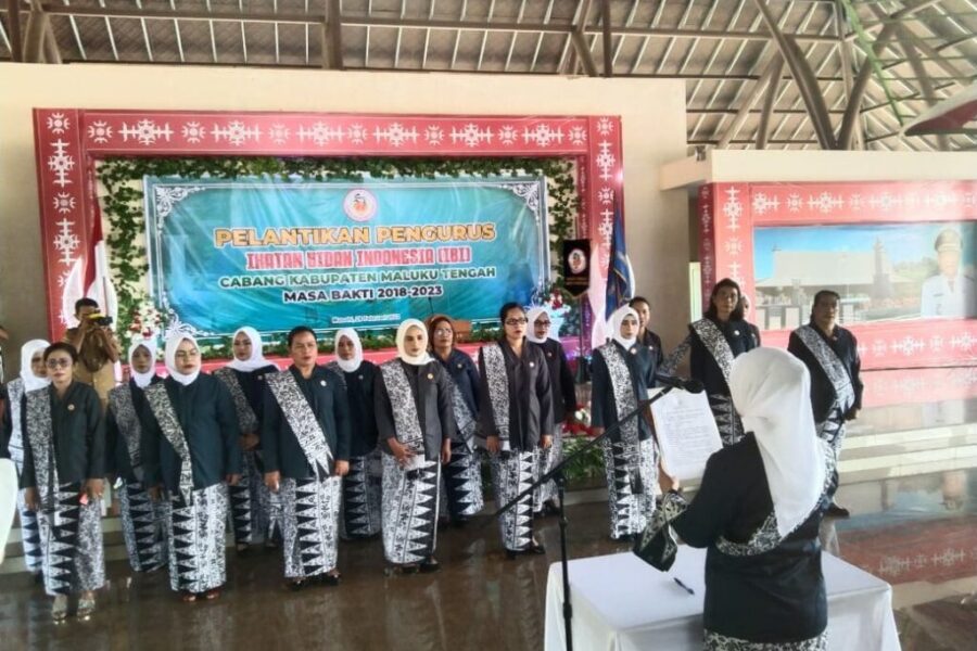 Pengurus IBI Maluku Tengah Periode 2018-2032 Resmi Dilantik