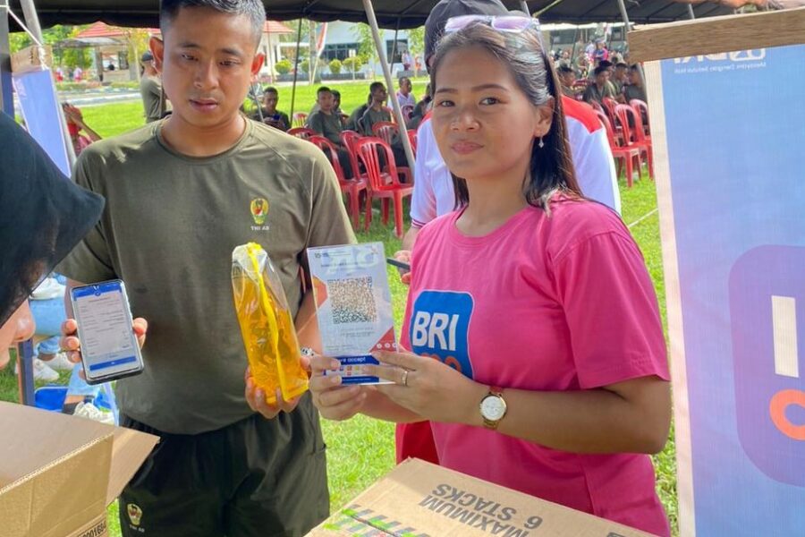 PT. BRI Persero Tbk Branch Office Masohi Partisipasi Dalam Kegiatan Menjelang HUT Bhayangkara Ke 77 Tahun Yang Digelar Polres Malteng