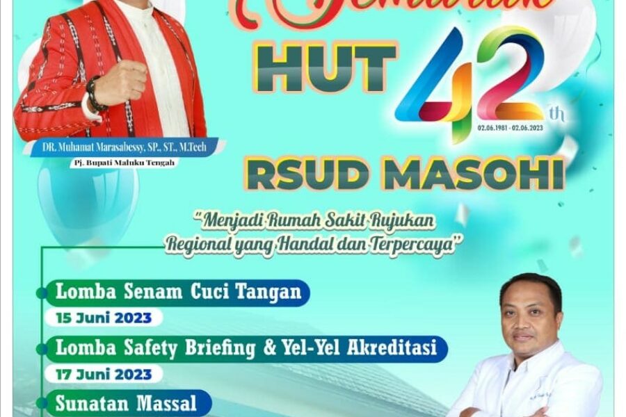 Semarak HUT RSUD Masohi Ke 42 Tahun, Berbagai Kegiatan dan Perlombaan Dilaksanakan. (1)