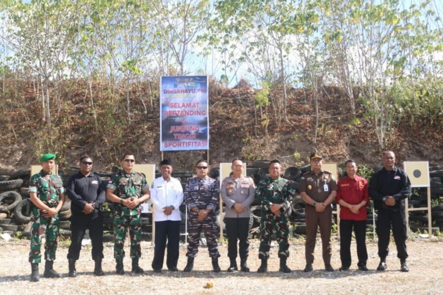 Kegiatan Menembak Sebagai Bentuk Solidaritas TNI dan POLRI