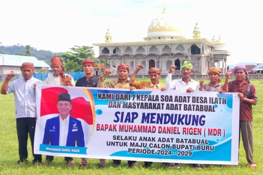 Dukungan Masyarakat Adat Batabual Buat M Daniel Rigen Bupati Buru