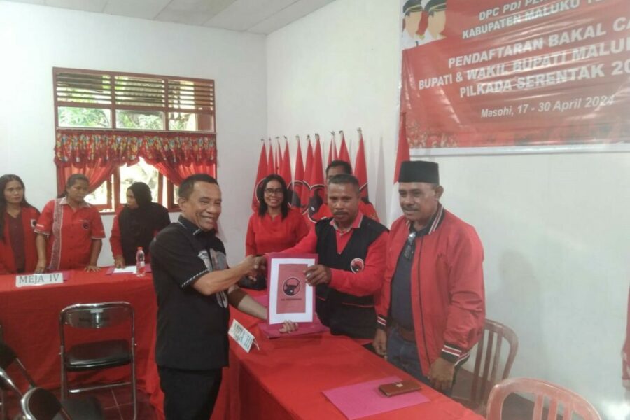 Muhammad Marasabessy Daftar Bacalon Bupati Malteng Di PDI Perjuangan