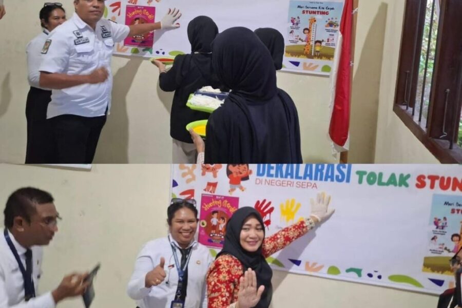 Peserta PKA Angkatan XIV Tahun 2025 Asal Kabupaten MBD Gelar Kegiatan Deklarasi Gerak Rutin dan Tolak Stunting Di Negeri Sepa Kecamatan Amahai