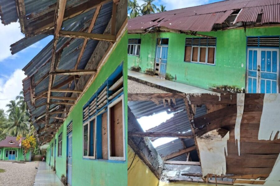 Kondisi Gedung SD Muhammadiyah Dusun Yaholu Negeri Tahua Rusak Berat Kondisi Gedung SD Muhammadiyah Dusun Yaholu Negeri Tahua Rusak Berat